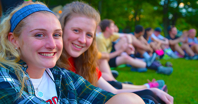 A typical day at summer camp
